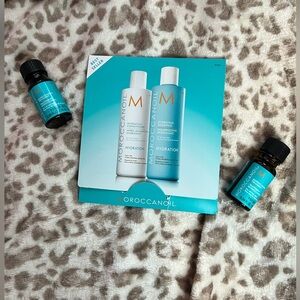 Moroccanoil Sample Set – Hydration Duo + 2 Treatment Oils